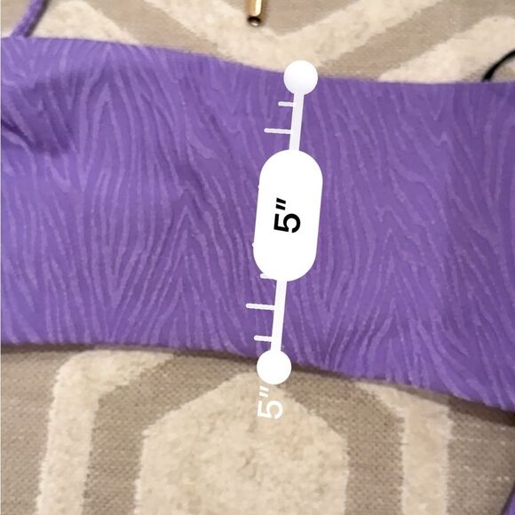 La Porte Swimwear One Piece Swimsuit in Purple M NWT - Picture 10 of 12